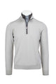 Maglia lupetto con zip e bottoni