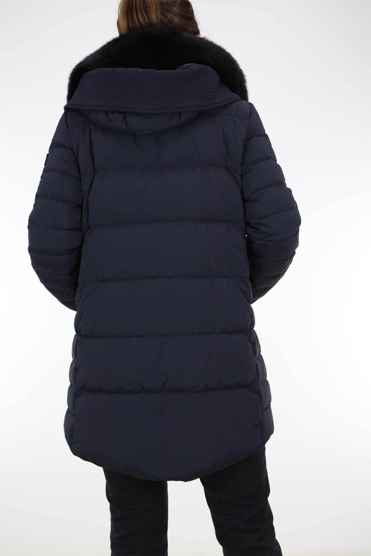 Piumino lungo con pelliccia Itoka 