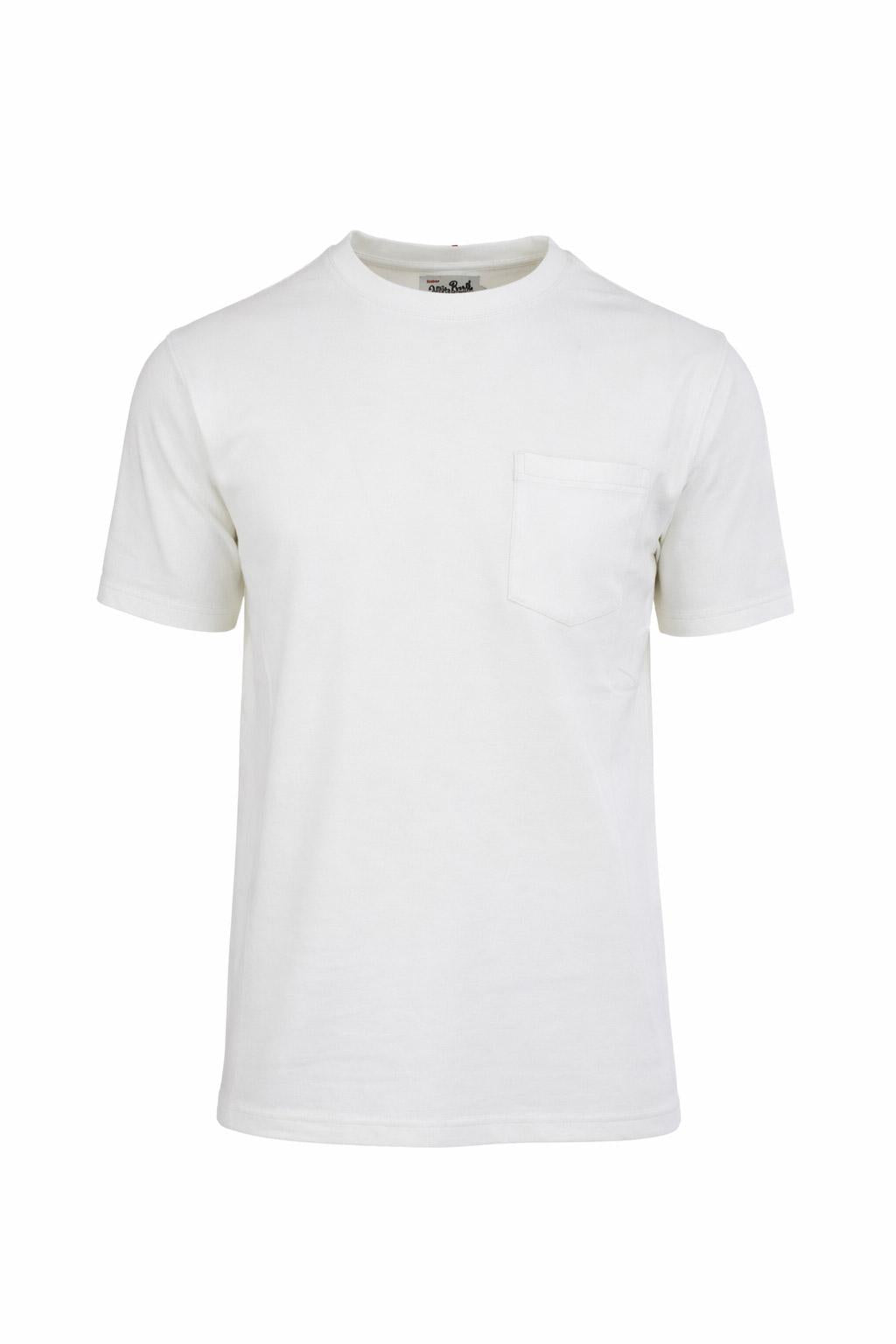 T-Shirt Uomo Piquet Cotone Stretch Taschino 