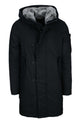 Parka con cappuccio e vera pelliccia