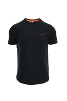 T-Shirt in cotone piquet dettagli fluo 