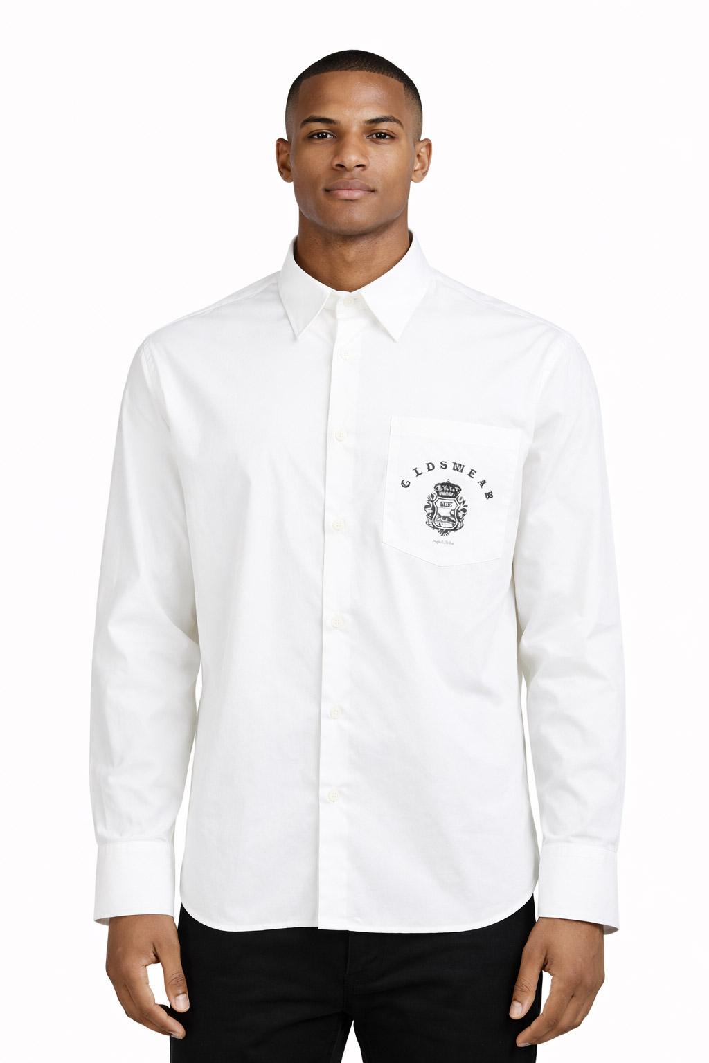 Camicia Oversize uomo con stemma Napoli 