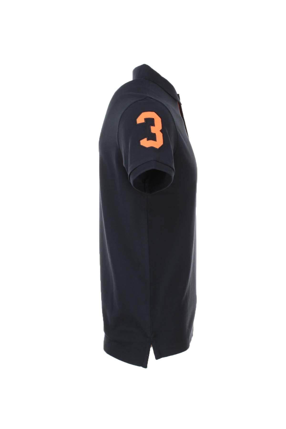 Polo mezza manica maxilogo 