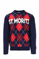 Maglia girocollo rombi ST. Moritz