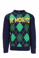 Maglia girocollo rombi ST. Moritz