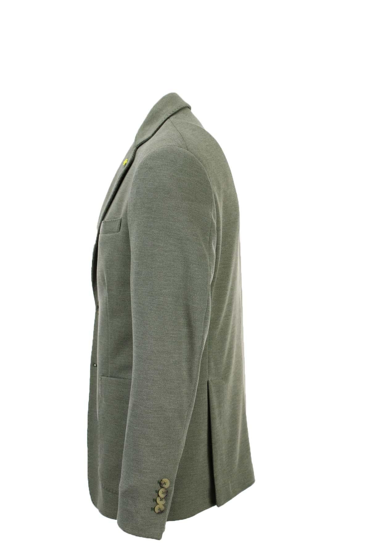 Giacca monopetto in tessuto stretch 