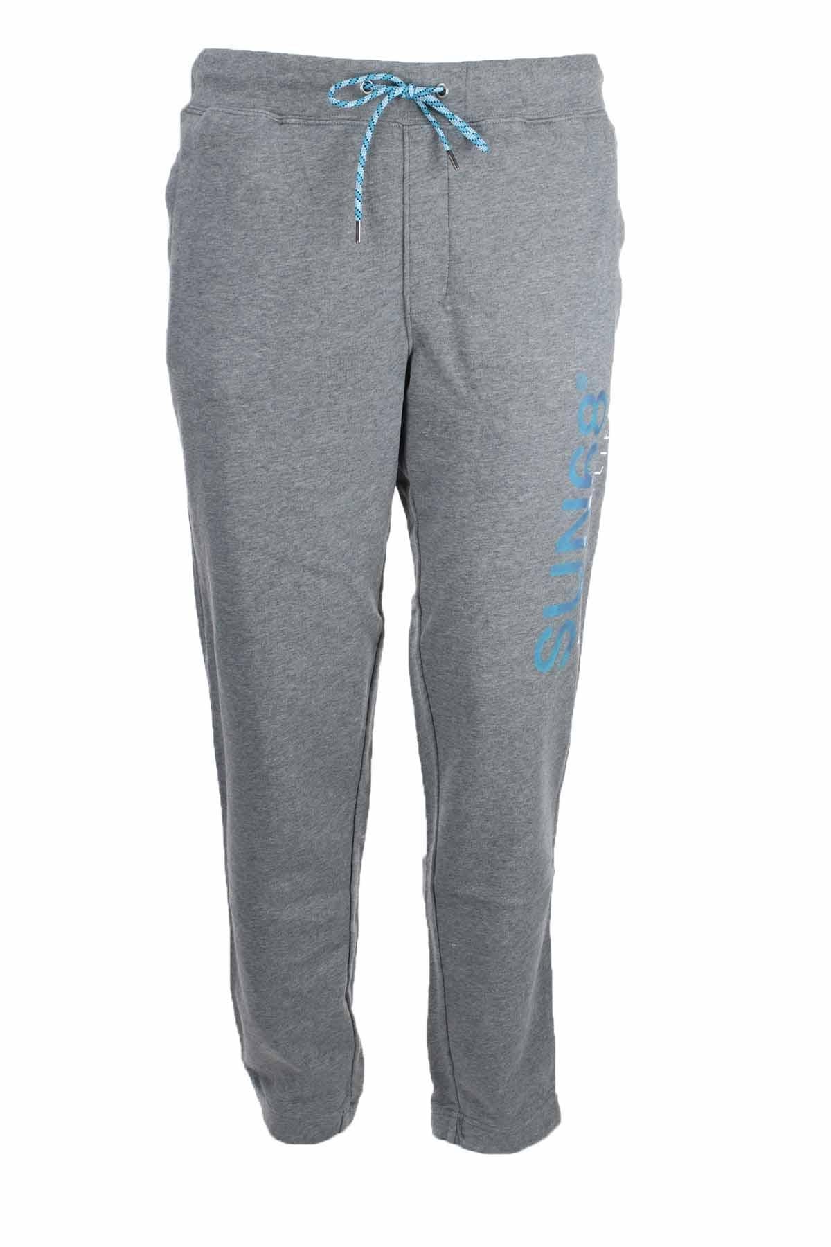 Pantalone tuta in felpa con logo Sun68 