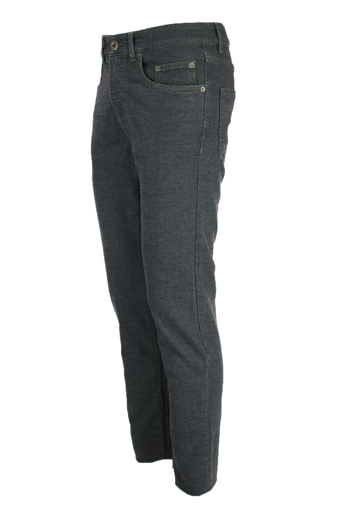 Pantalone 5 tasche micropuntinato stretch 