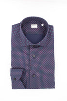 Camicia manica lunga cotone fantasia 