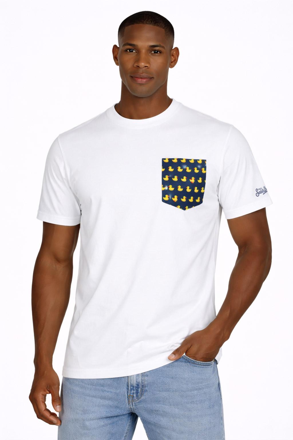 T-Shirt Uomo mezza manica Taschino Paperelle 