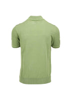 Polo zip mezza manica in filo 