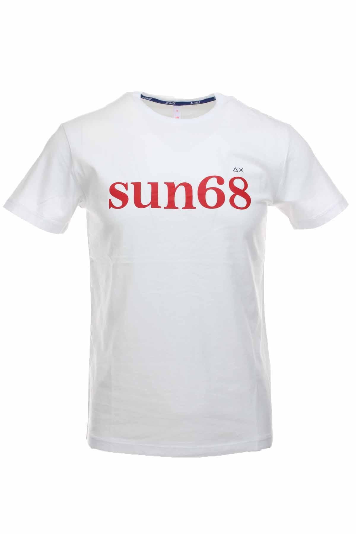 T-shirt mezza manica logo sun68 