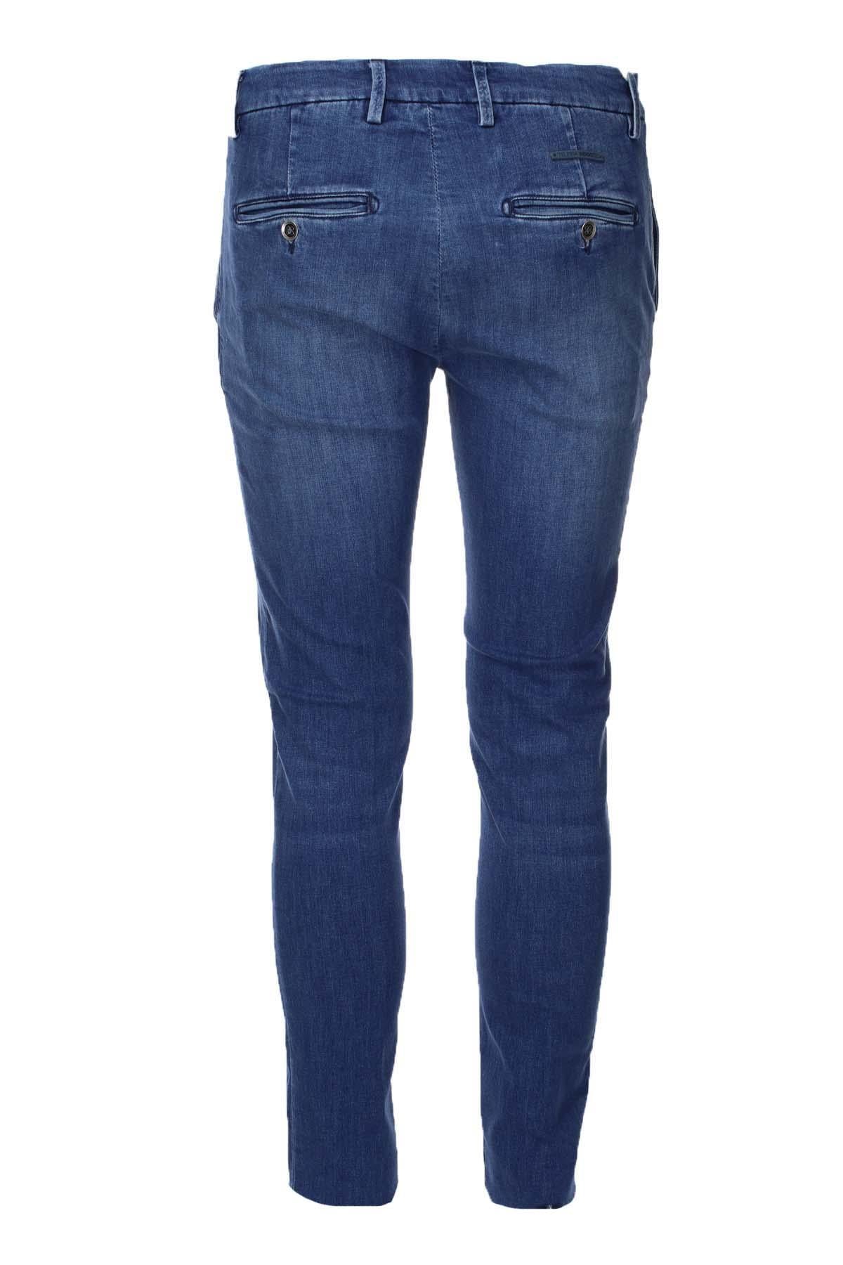 Pantalone chino in denim 