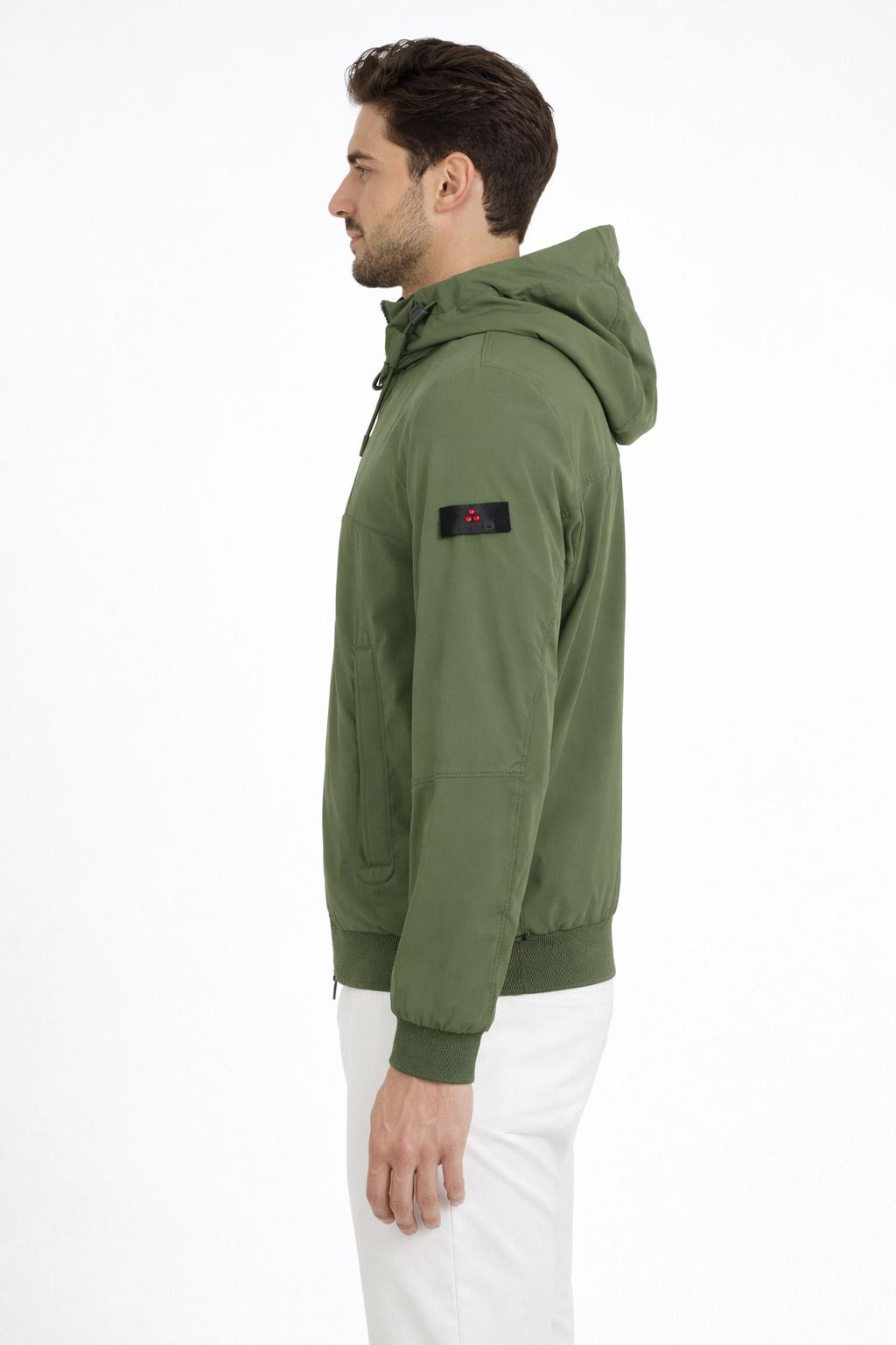 Giubbino Uomo Nylon Stretch Cappuccio 