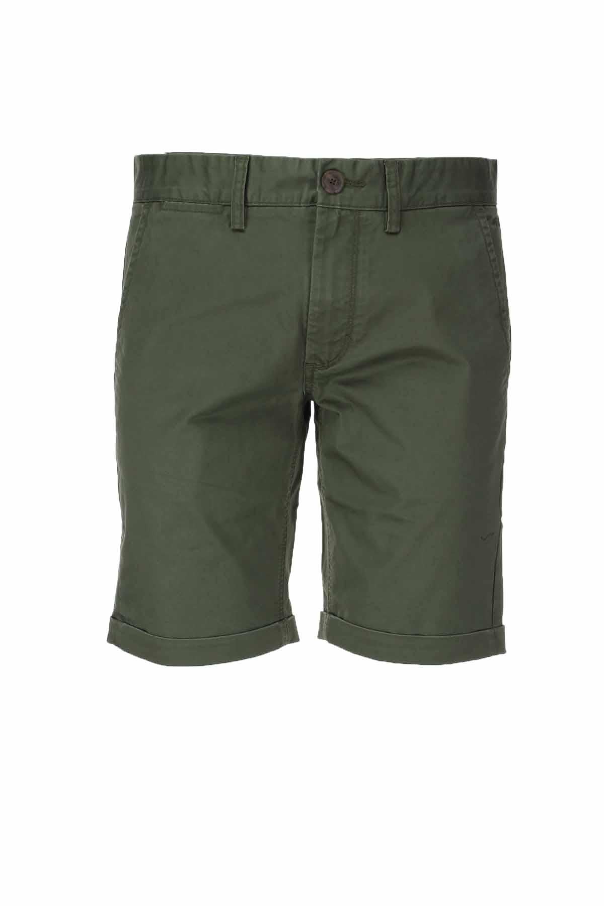 Pantalone bermuda cotone stretch 