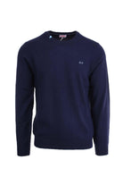 Maglia girocollo in lana e cotone 