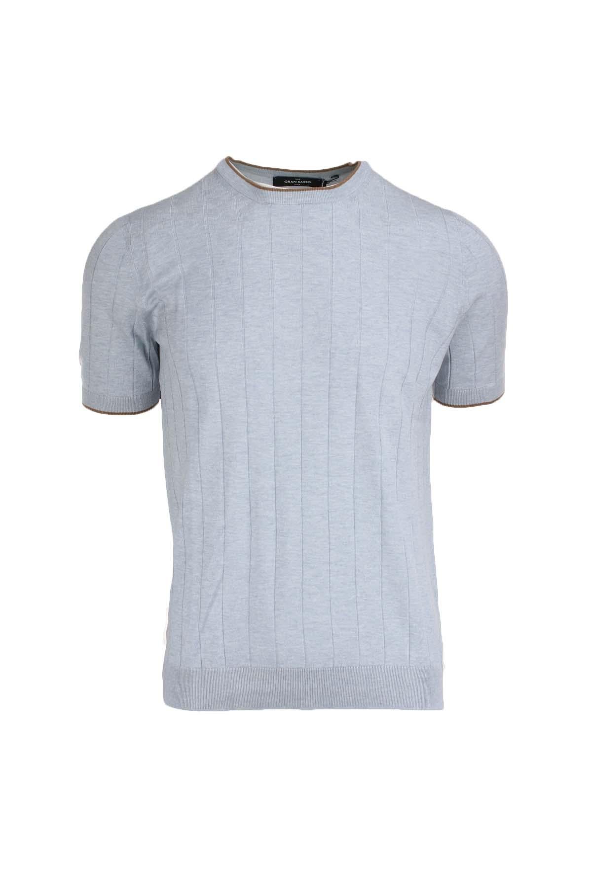 Maglia girocollo in seta 