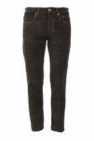 Pantalone velluto diagonale stretch 