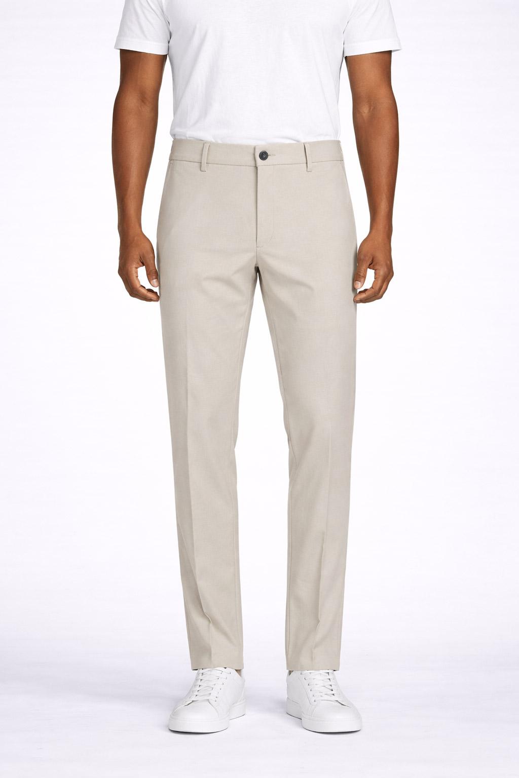 Pantalone Chino Uomo in Jersey con Elastico 
