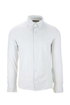 Camicia in tessuto tecnico micro fantasia 