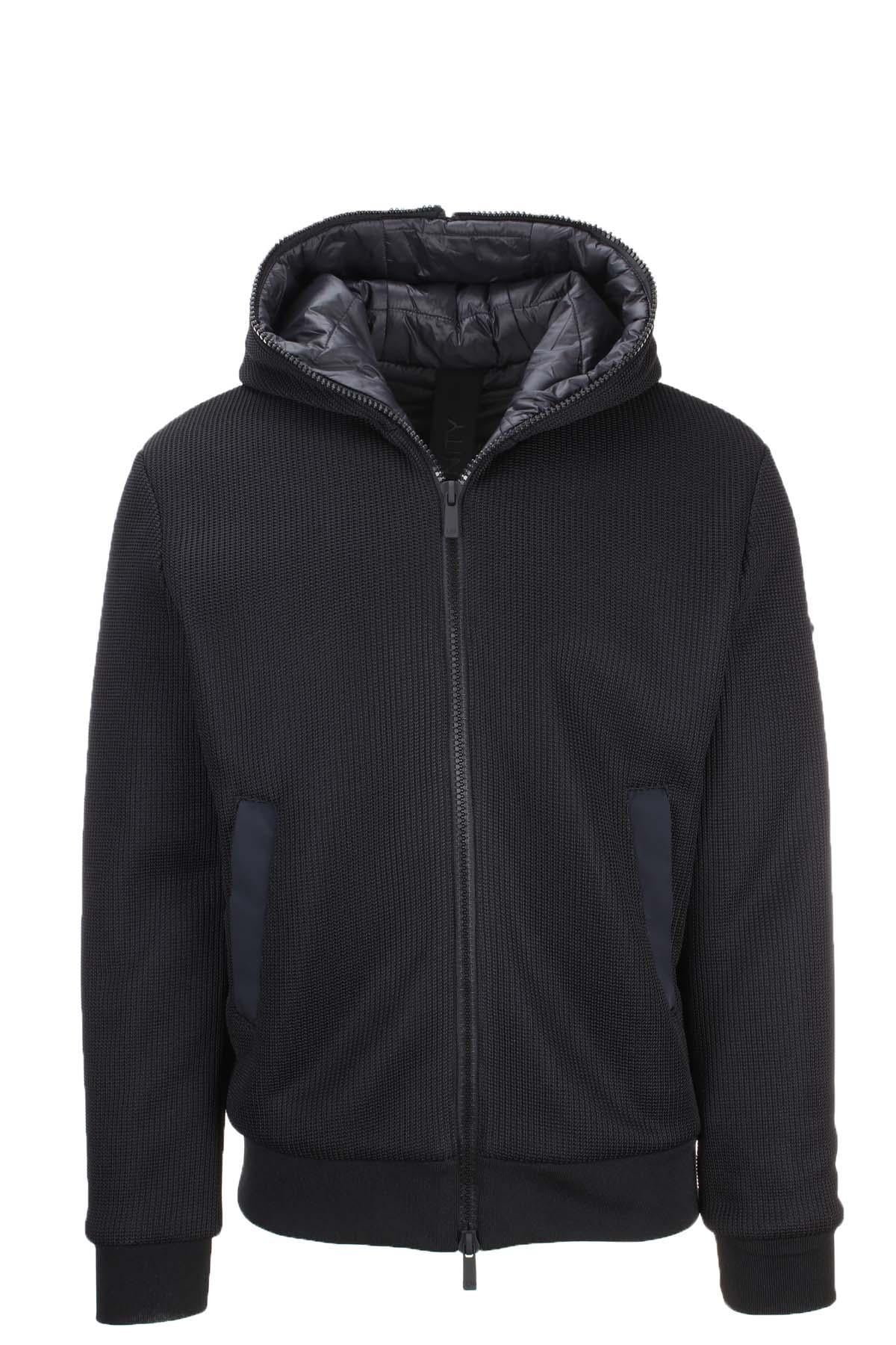 Giubbotto bomber con cappuccio 