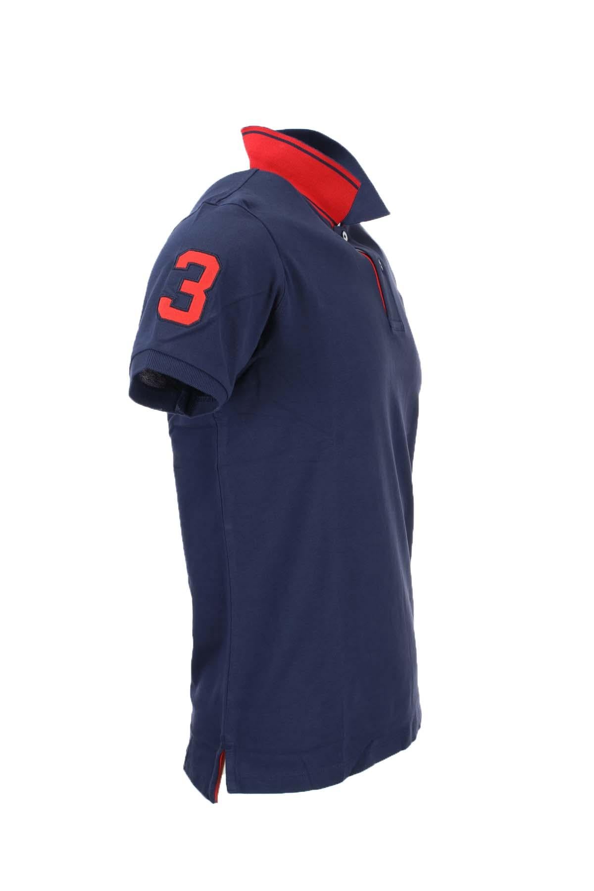 Polo mezza manica maxilogo 