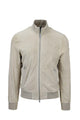 Bomber in pelle scamosciata