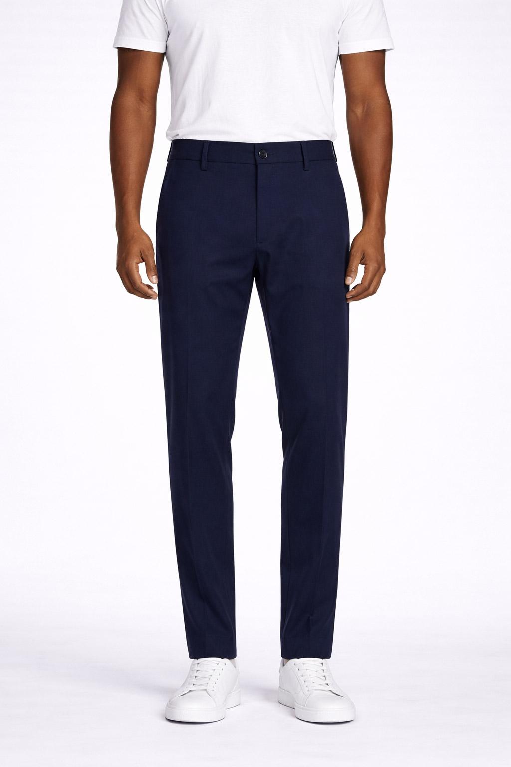 Pantalone Chino Uomo in Jersey con Elastico 