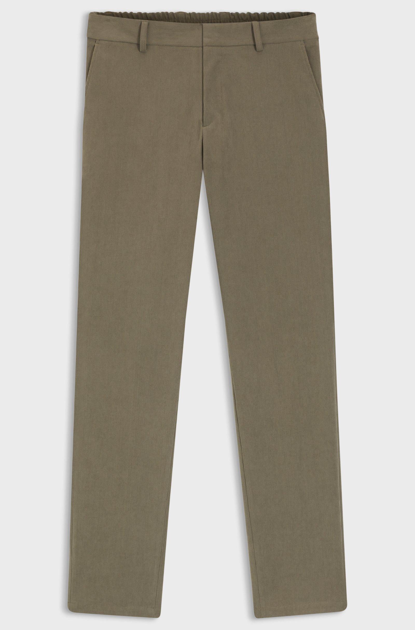 Pantalone tasche america in velluto 1000 righe 