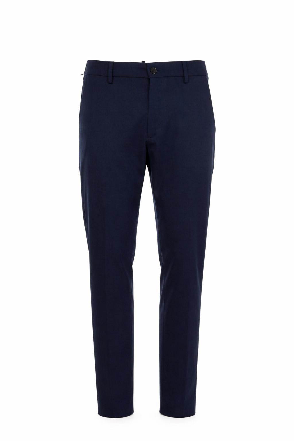 Pantalone Chino Uomo in Jersey con Elastico 