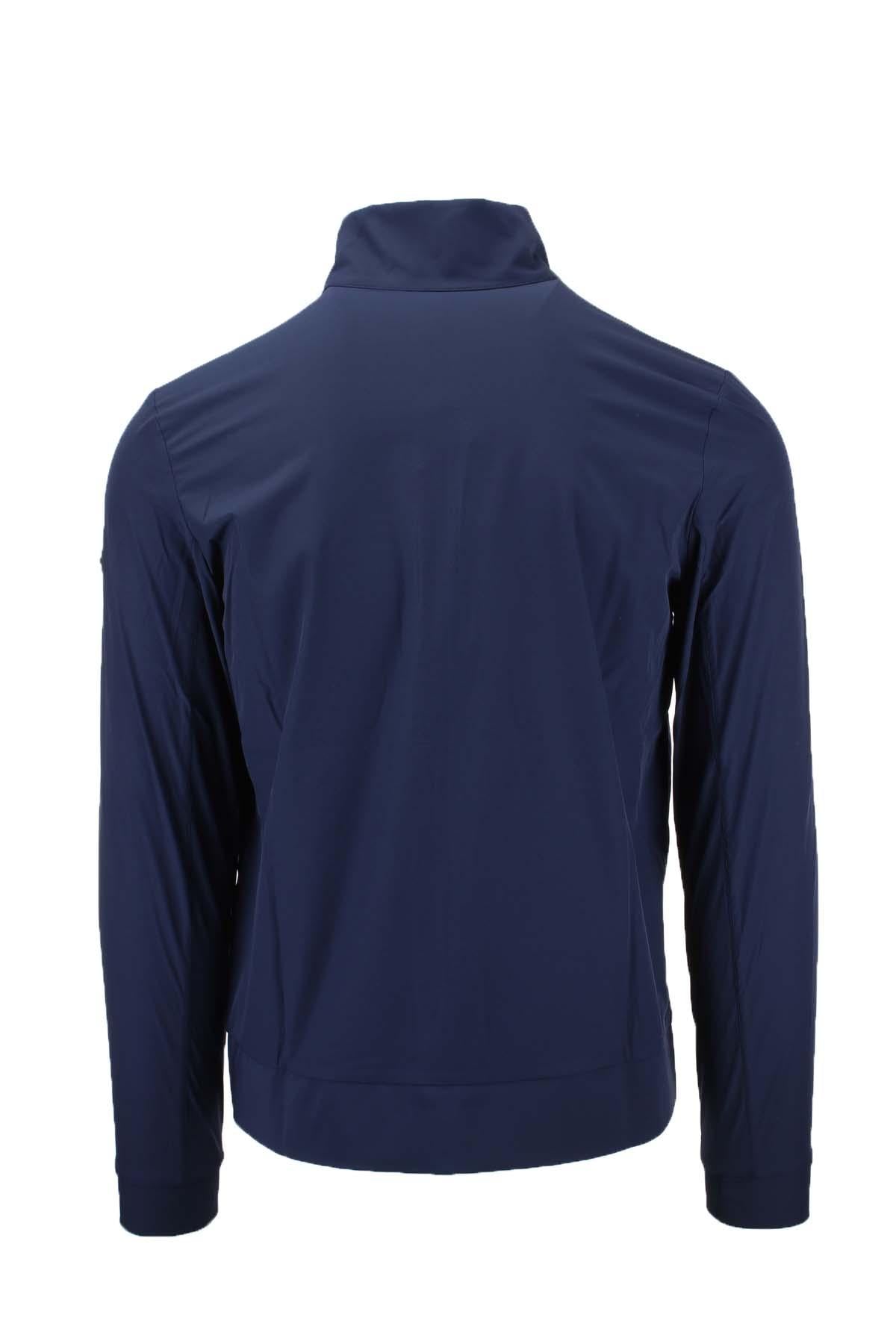 Giubbino Bomber full zip in tessuto tecnico 