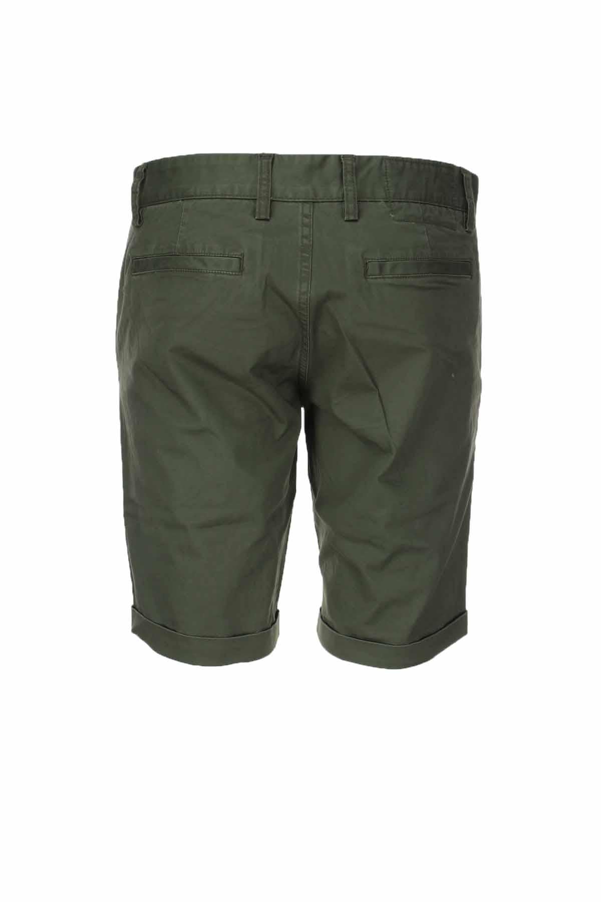 Pantalone bermuda cotone stretch 