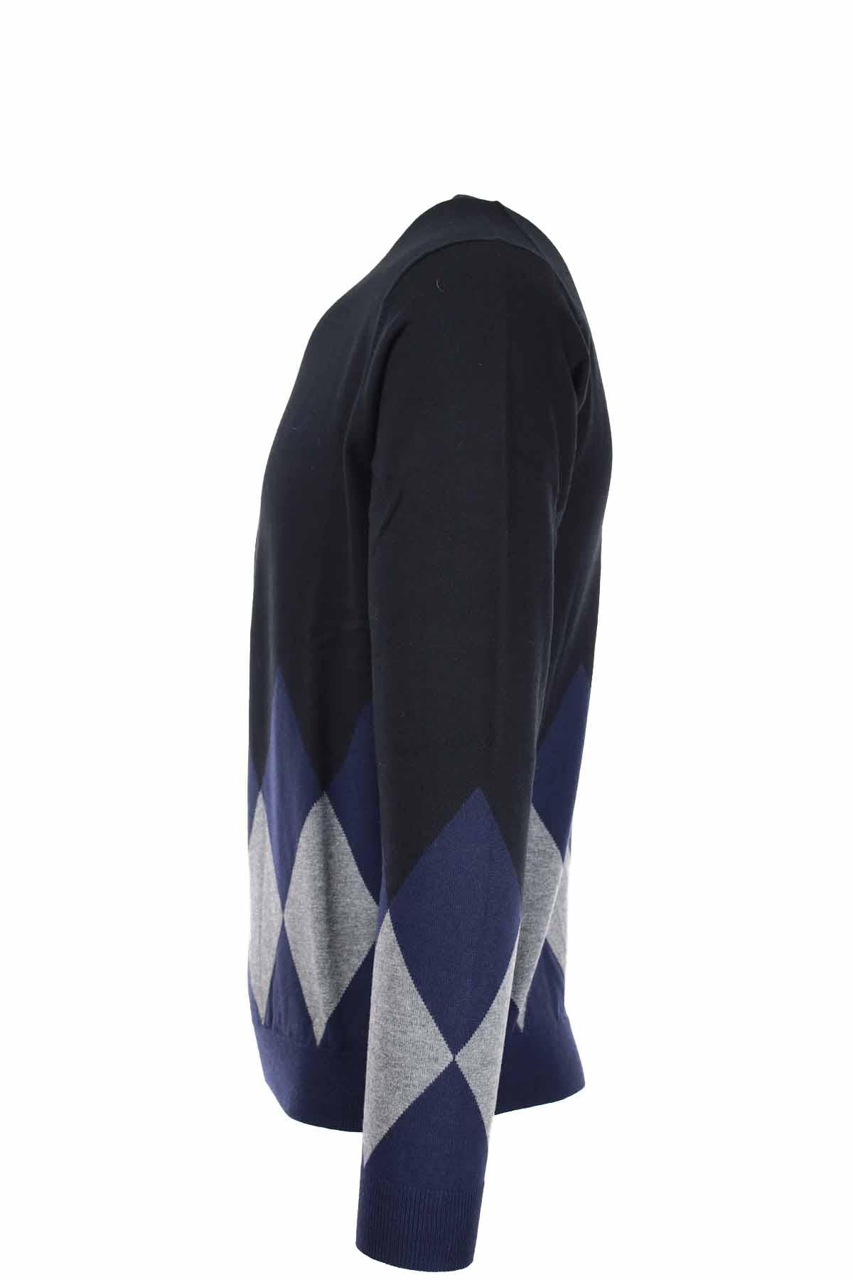 Pullover girocollo rombi 