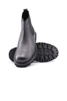 Stivaletti chelsea in pelle martellata 