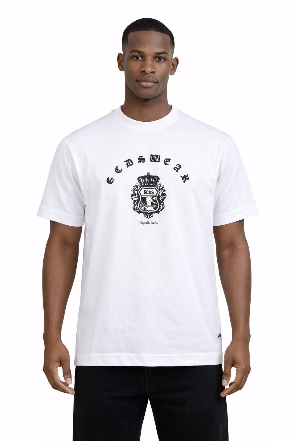 T-Shirt Uomo Stemma Napoli Gotico 