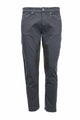 Pantalone 5 tasche con toppe in alcantara
