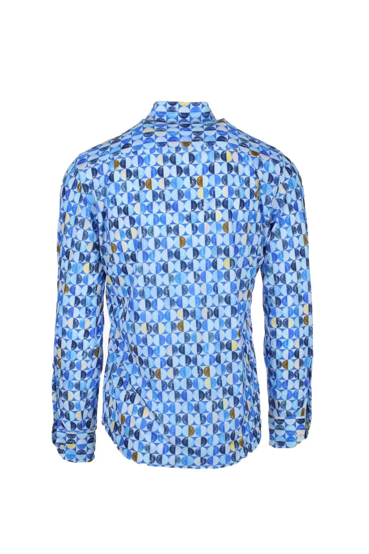 Camicia fantasia in tessuto tecnico Next 
