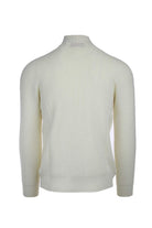 Maglia lupo in lana a coste inglese 