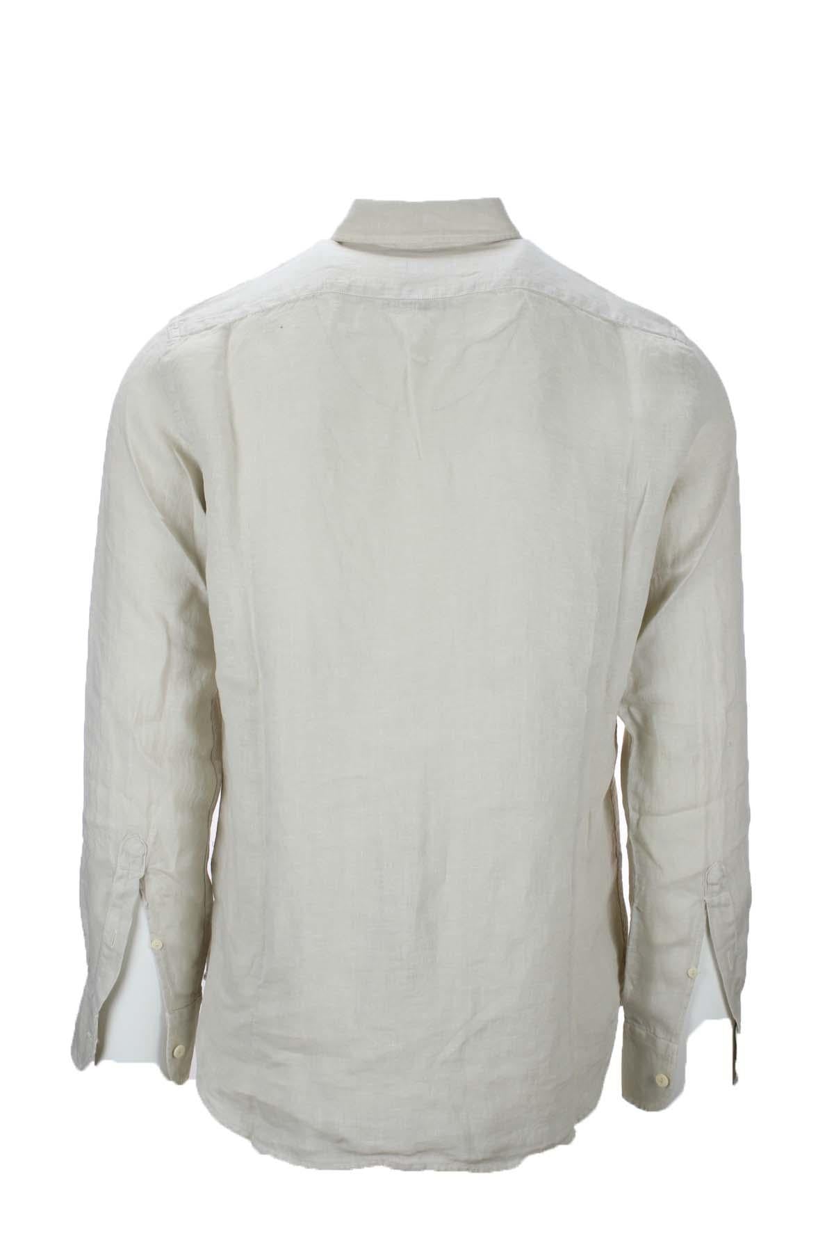 Camicia in lino manica lunga MC2 