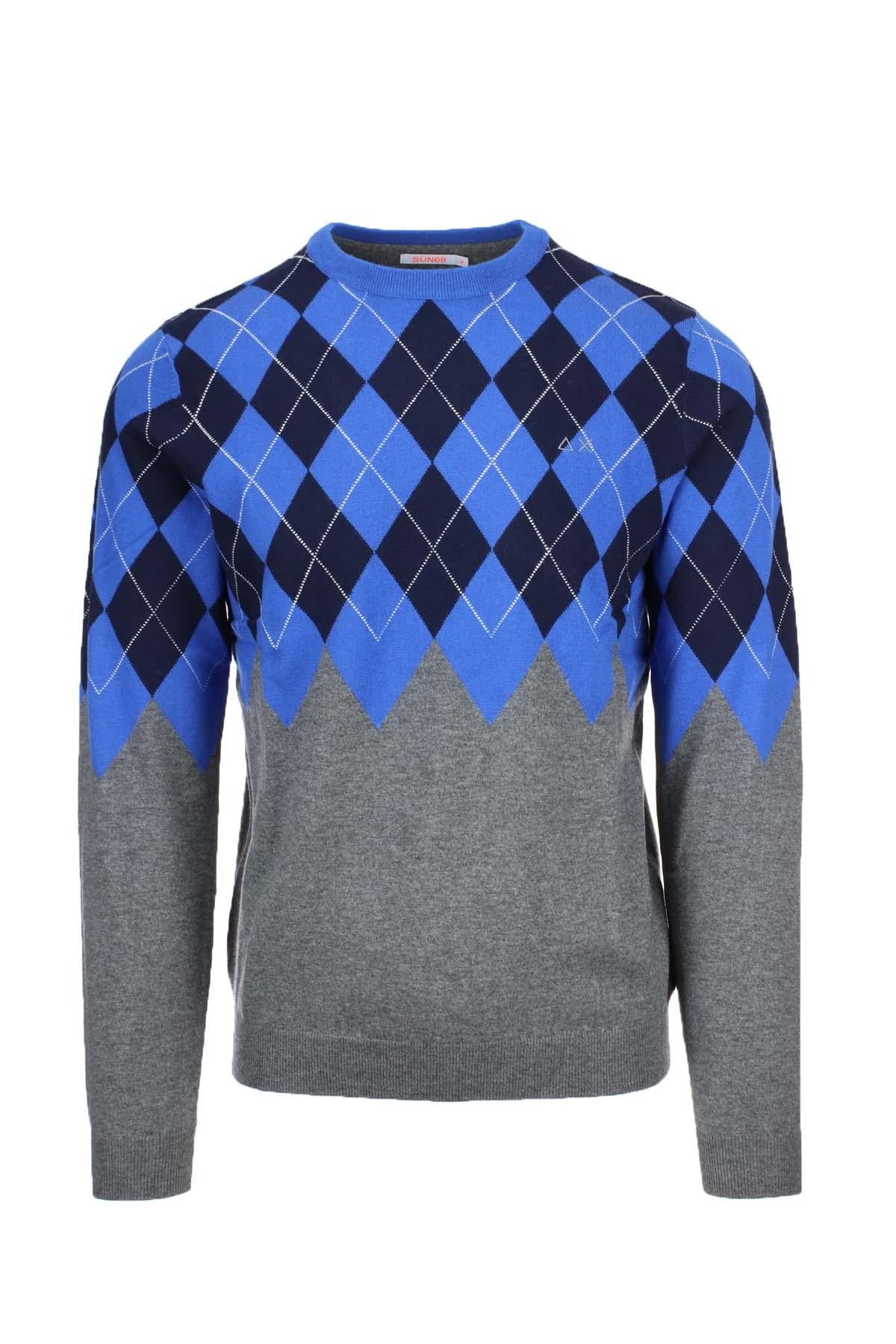 Pullover girocollo rombi 