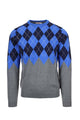 Pullover girocollo rombi