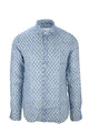 Camicia in lino fantasia