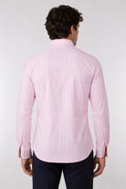 Camicia Uomo a Righe in Tessuto Active 