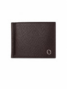 Portafoglio in pelle con clip ferma-banconote 