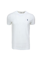 T-shirt mezza manica in cotone con logo 