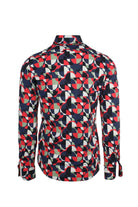Camicia in tessuto tecnico fantasia 