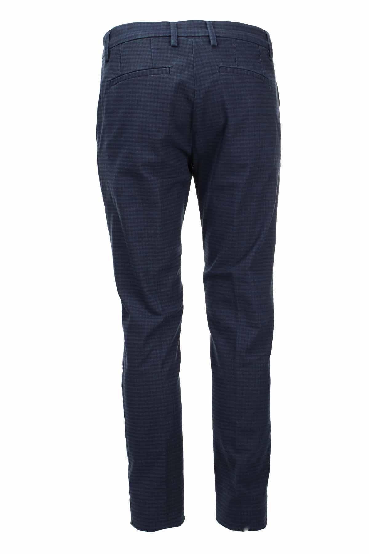 Pantalone tasche america quadri 