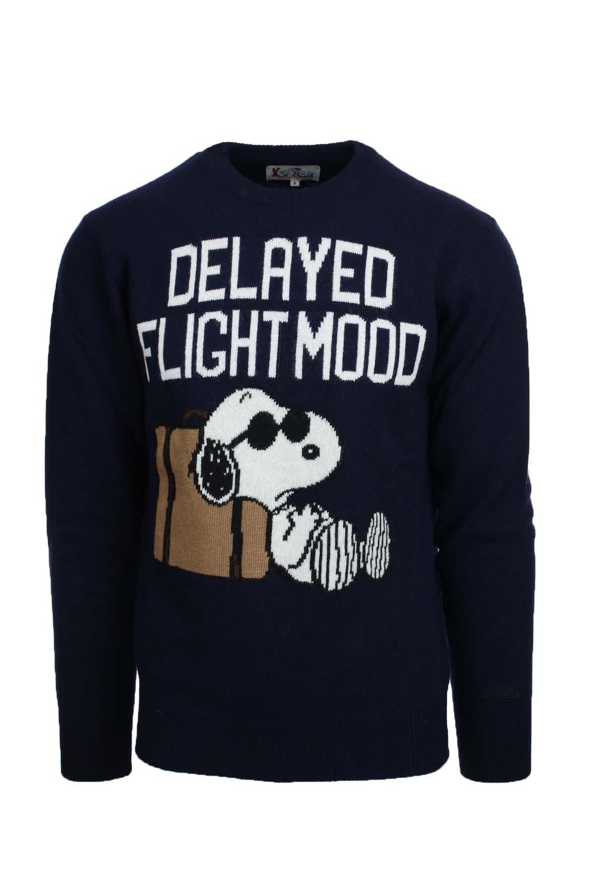 Maglia in lana cachemire Snoopy Flight 
