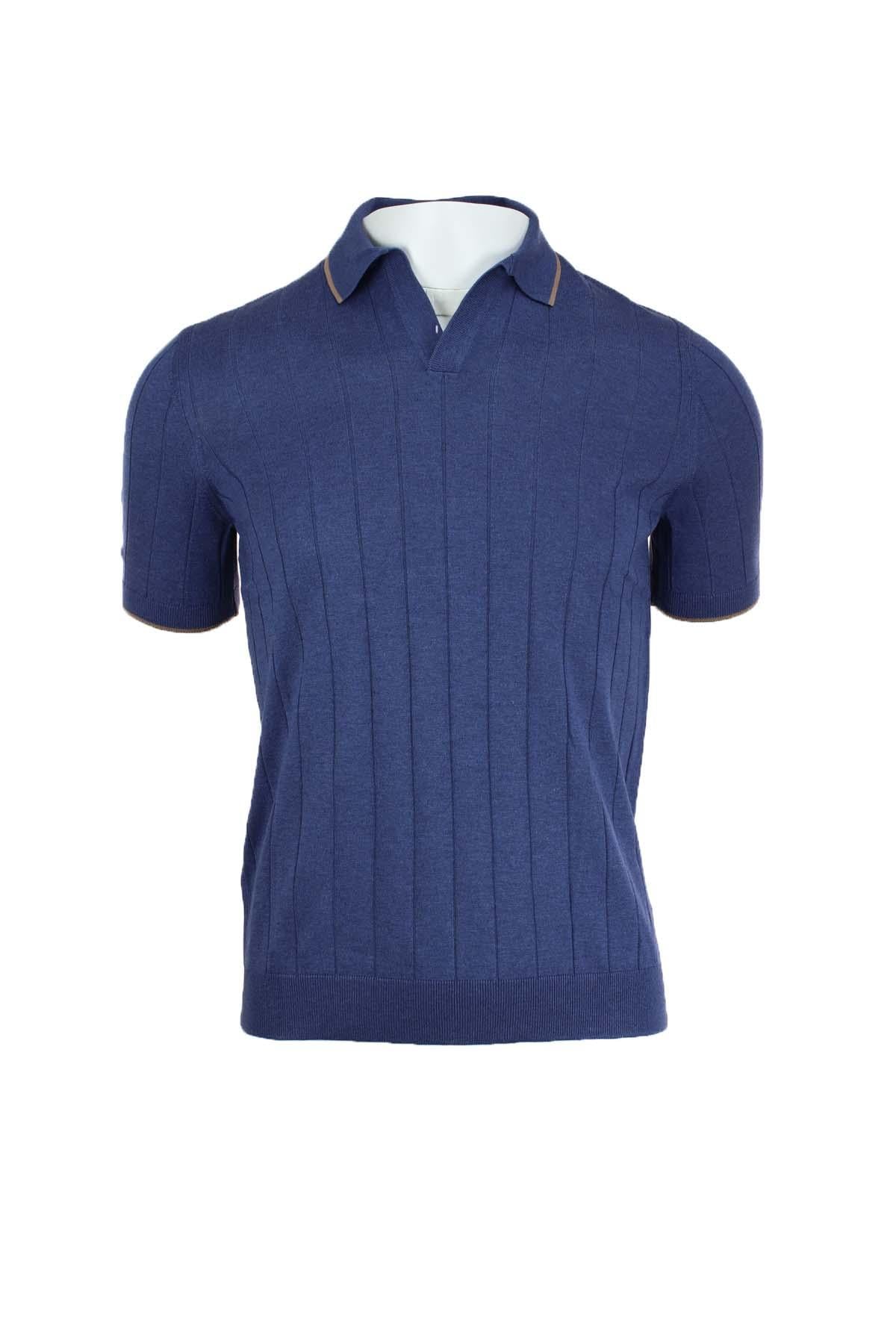 Polo mezza manica filo di seta 