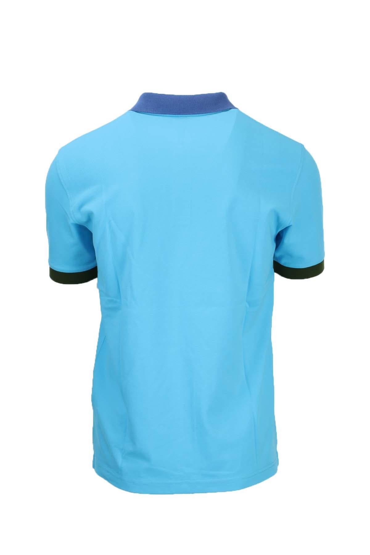 Polo mezza manica dettagli multicolor 